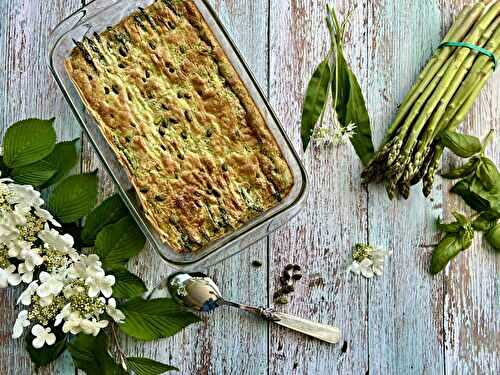 Gratin d'asperges aux feuilles de filo