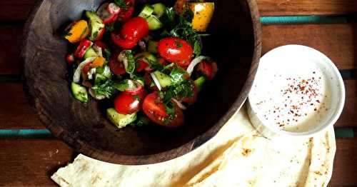 Fattouch, une salade de crudités libanaise