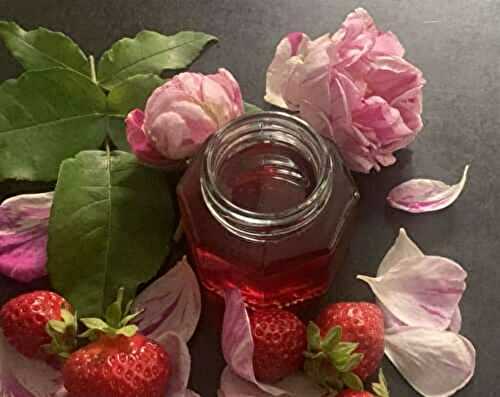 Un sirop de fraises ou de fruits sans cuisson : le Kôso