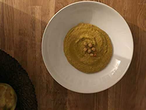 Soupe de pois chiches au cumin 