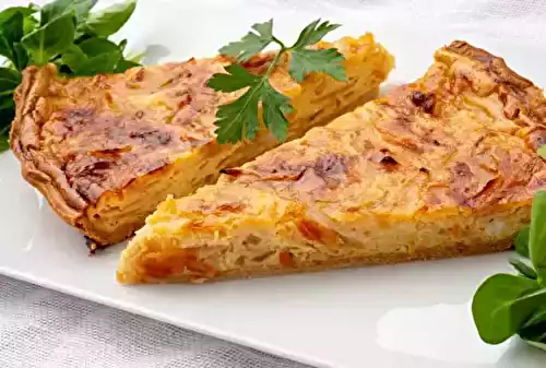 Quiche aux Oignons Sans Crème