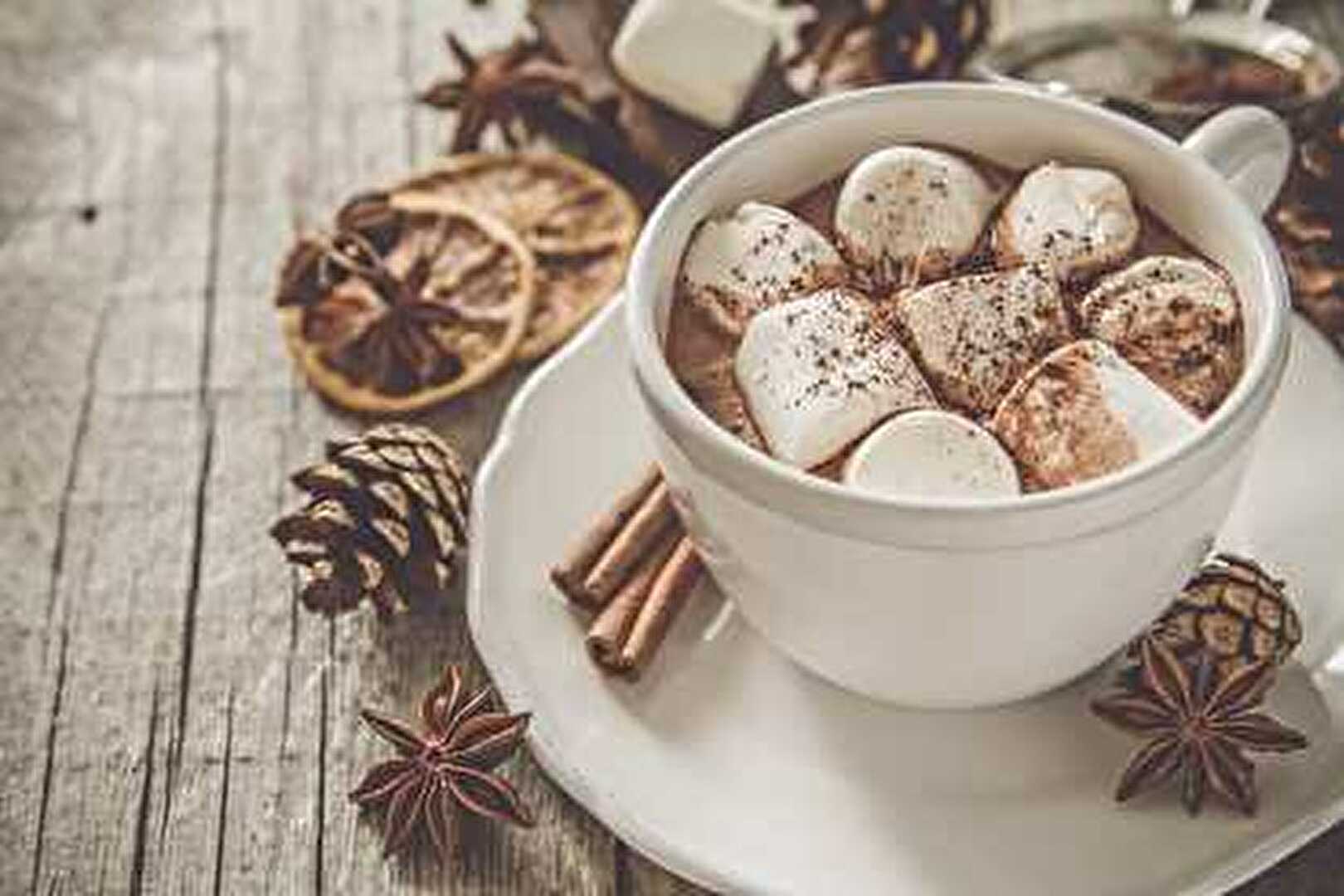Cuillère à chocolat chaud - Chamallow