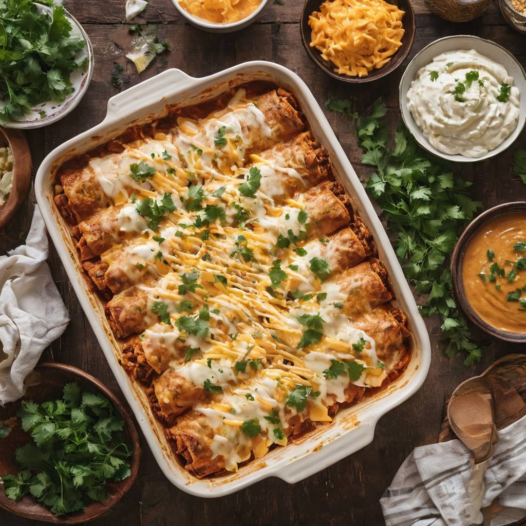 Enchiladas Fusion Bœuf et Ratatouille