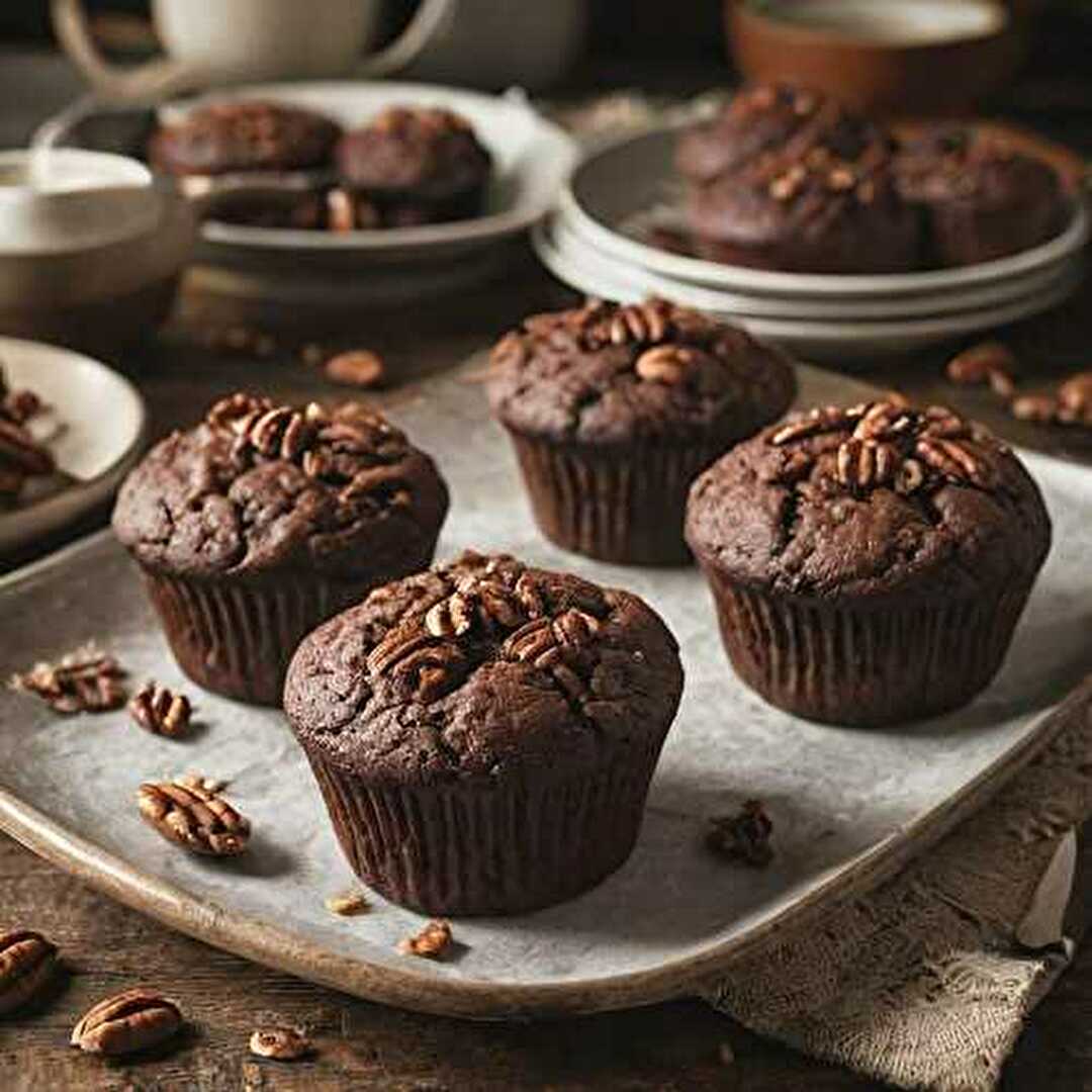 Muffins Chocolat-Noix de Pécan