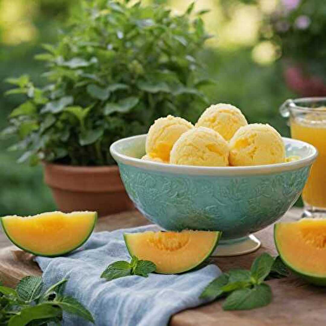 Sorbet Rafraîchissant au Melon et Miel - Ninja creami