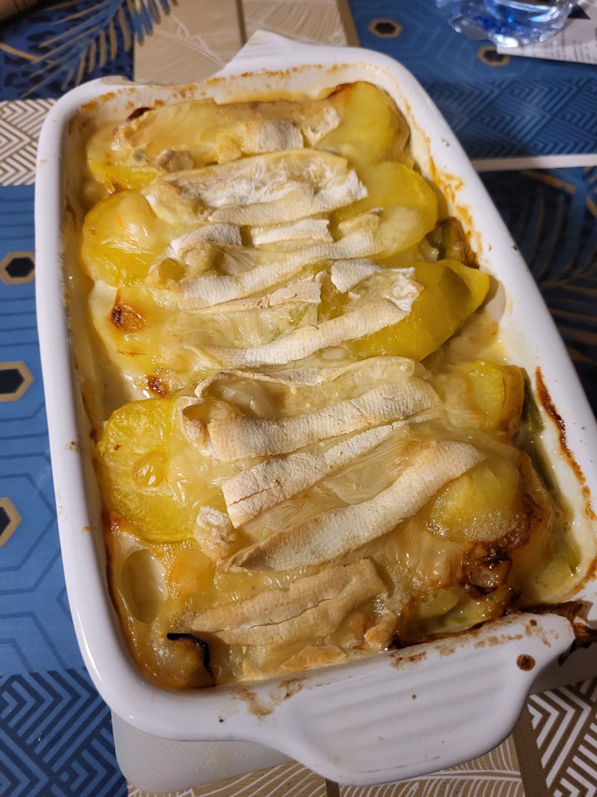 GRATIN DE POIREAUX AU REBLOCHON