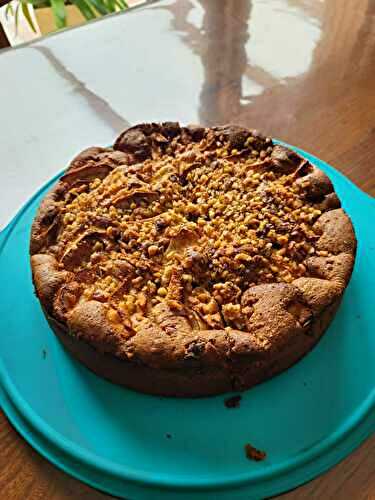 GATEAU AUX POMMES ET NOIX