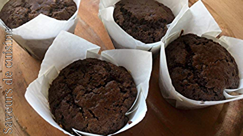  Muffins tout chocolat. 