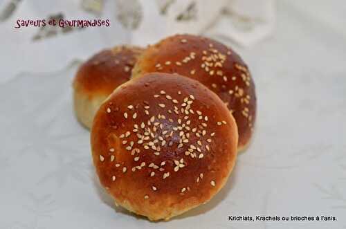 Krichlat, Krachels ou brioches marocaines  à l’anis.