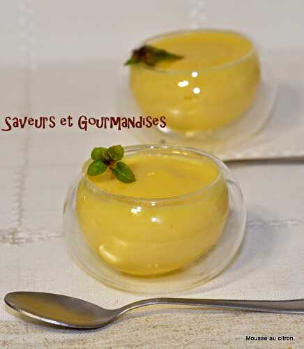 Mousse au Citron.