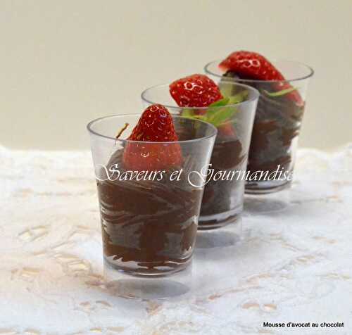 Mousse d’Avocat au Chocolat.