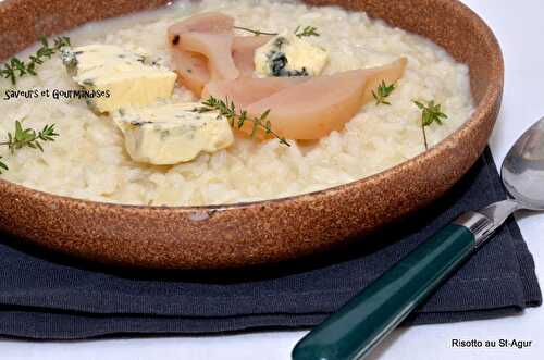 Risotto au Saint-Agur.