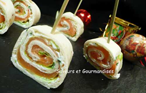 Wraps  saumonés.