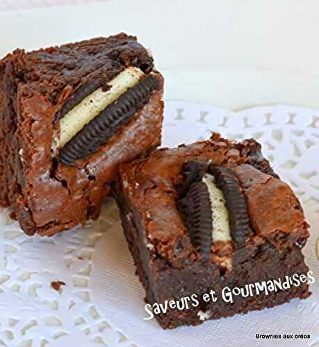 Brownies aux Oréos de Lorraine Pascale. Cookies and cream fudge brownies. 