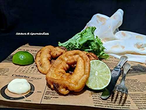  Beignets de calamars, moelleux et croustillants.