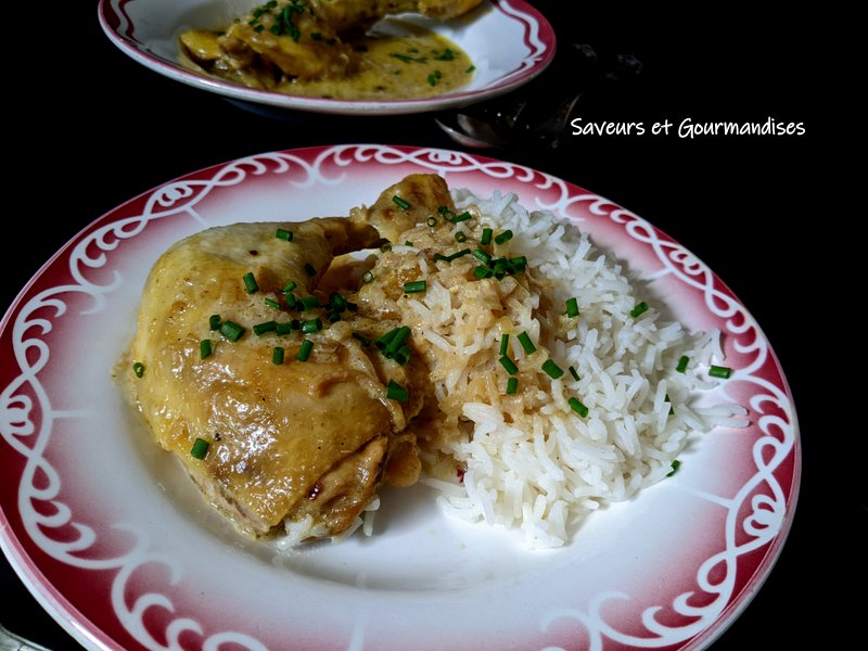 Poulet à la moutarde.