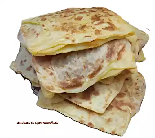 Mahjouba aux poivrons rouges confits et olives noires