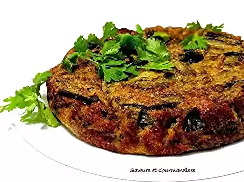 Kuku d’aubergine – frittata iranienne façon Ottolenghi