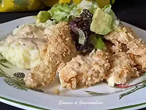 Nuggets de poulet au buttermilk et crackers