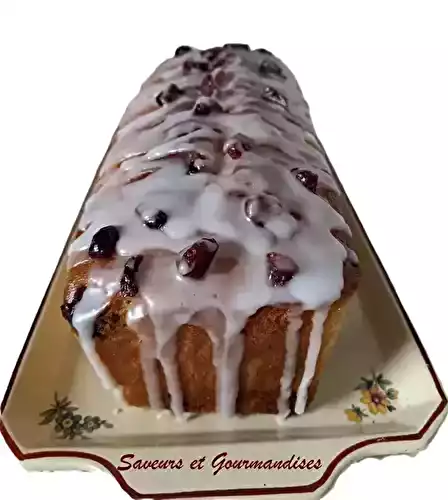 Cake au citron et cranberries séchées