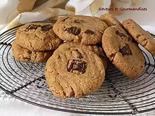 Cookies au beurre de cacahuète et aux pépites de chocolat