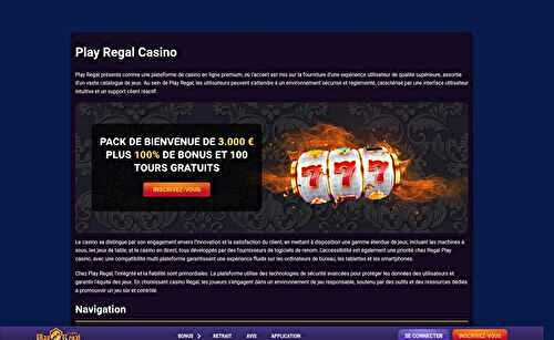 Play Regal Casino: Découvrez ses autorisations et licences en France