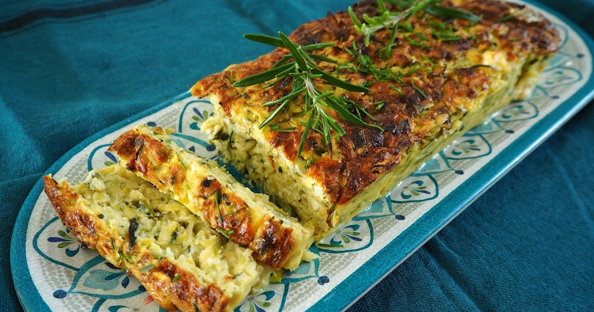 CAKE AUX COURGETTES , CITRON ET ROMARIN