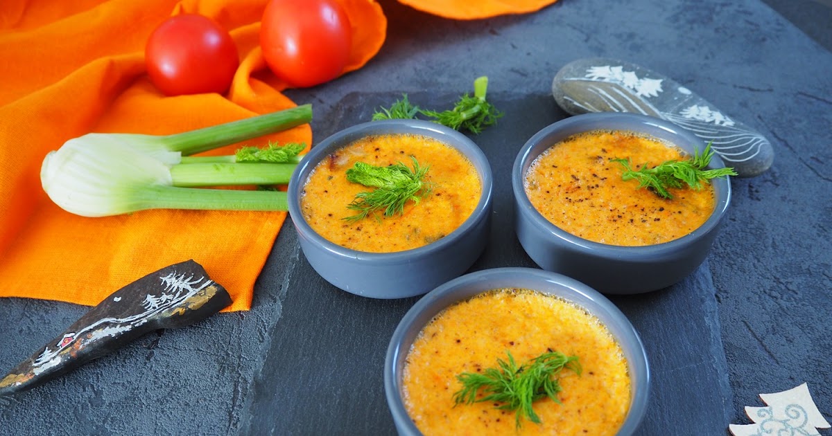  CRÈME BRULÉE TOMATE-POIVRON-FENOUIL