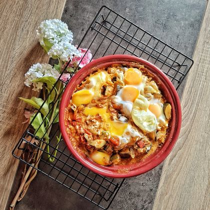 Œufs à la Fondue de Légumes