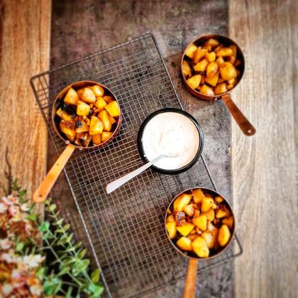 Pommes et Poires Caramélisées de chez l’Ami Jean