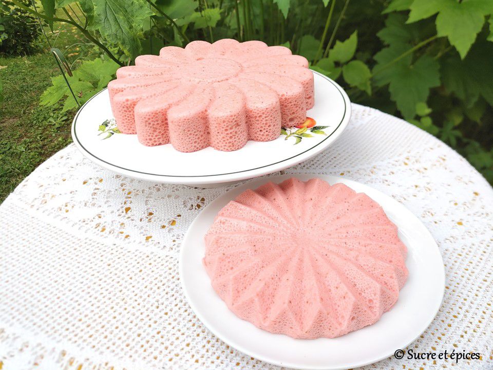 Nuage aux fraises (vegan et sans gluten) - Recette en vidéo