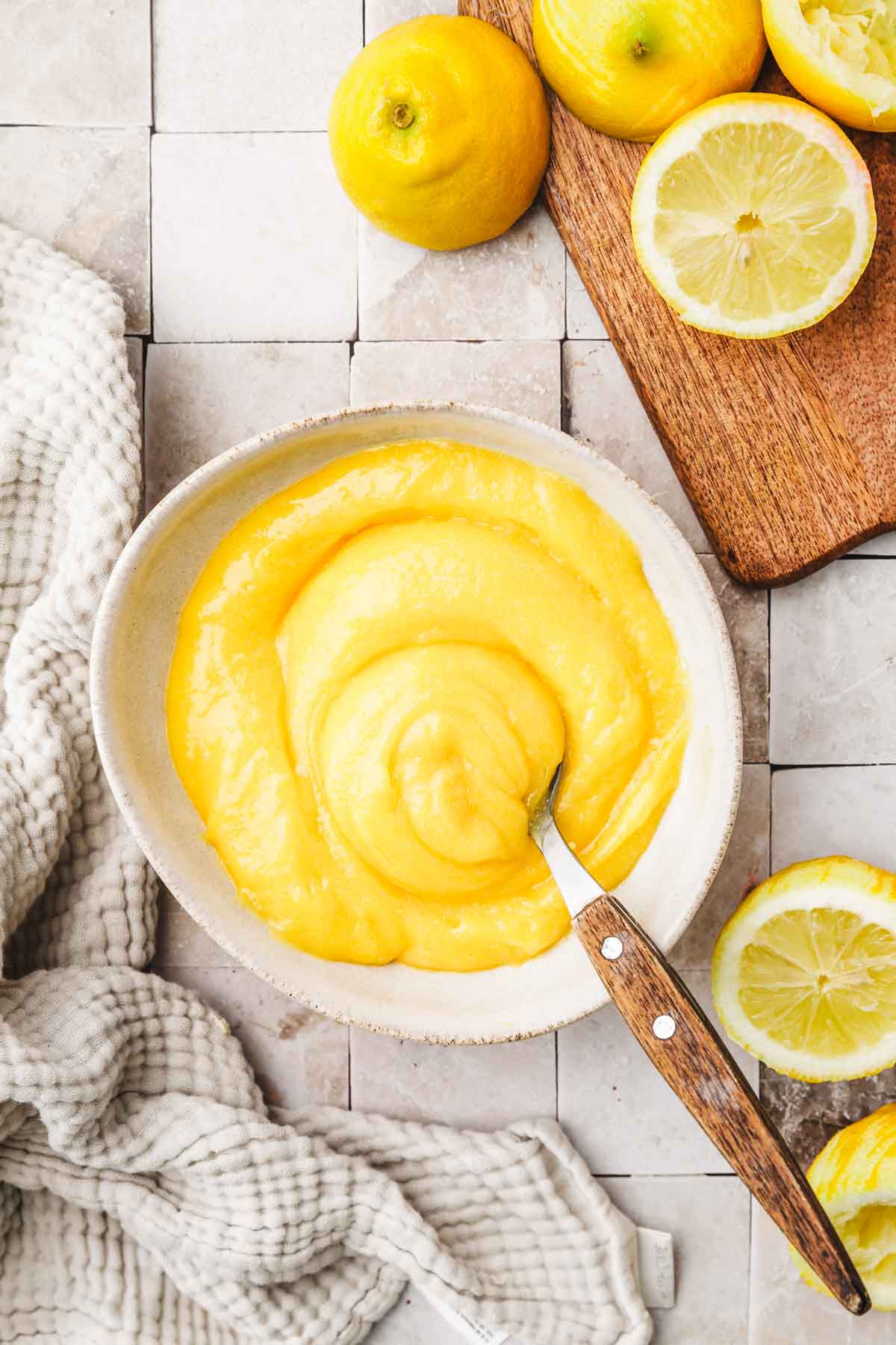 Crème au Citron (Jaunes d'Oeufs)