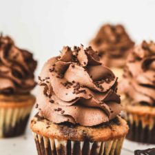 Cupcakes marbré chocolat 