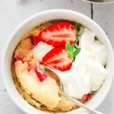 Mug Cake Fraises