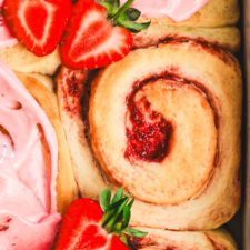 Cinnamon Rolls aux Fraises