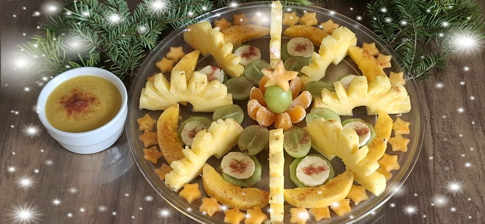 Plateaux de fruits  frais pour les fêtes 