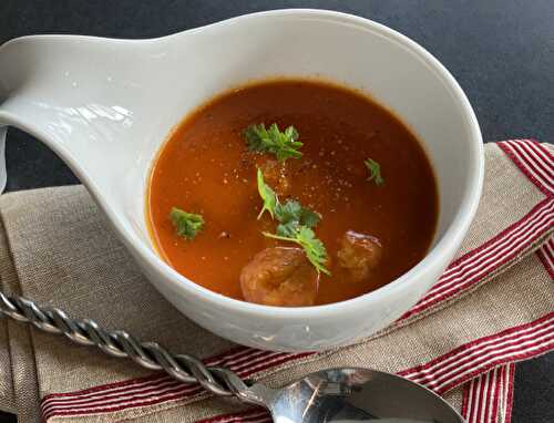 Soupe tomate et boulettes | Une recette spécial kids |