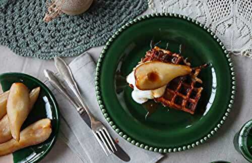 Gaufres de riz au lait sans gluten