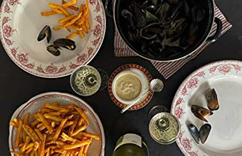 Moules au cidre, à la crème et à l’estragon