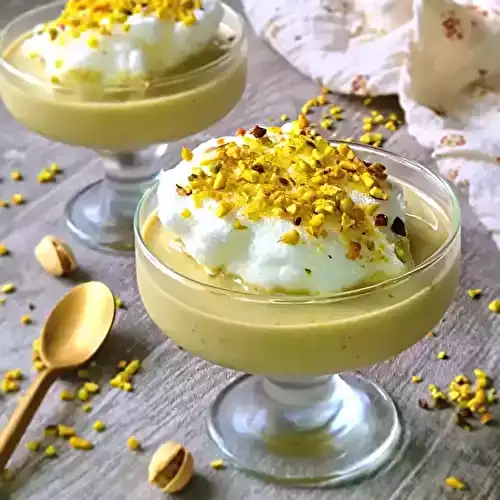 Île flottante à la pistache | Tout gourmand