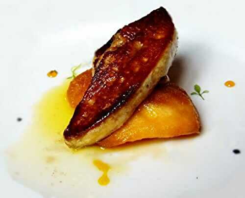 Foie gras poêle aux pommes aux épices