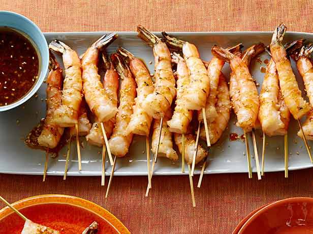 Gambas grillées a la chinoise