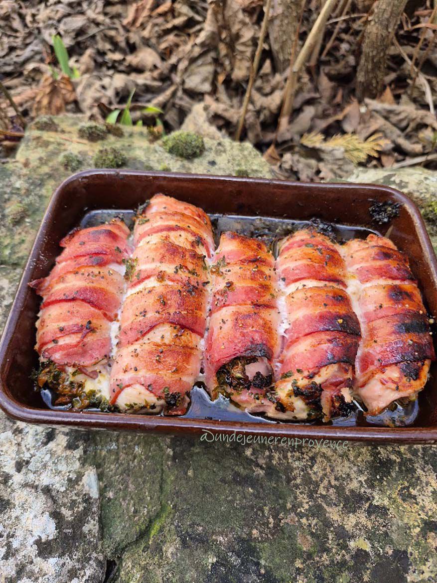 Filet de dinde farci aux tomates confites 