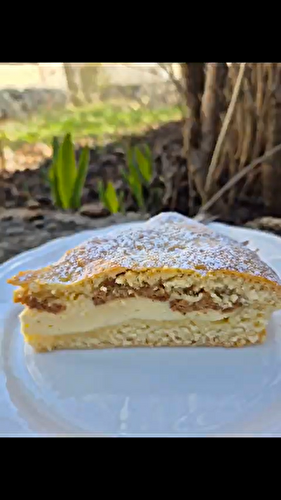 Tourte crémeuse à la ricotta et aux Amaretti