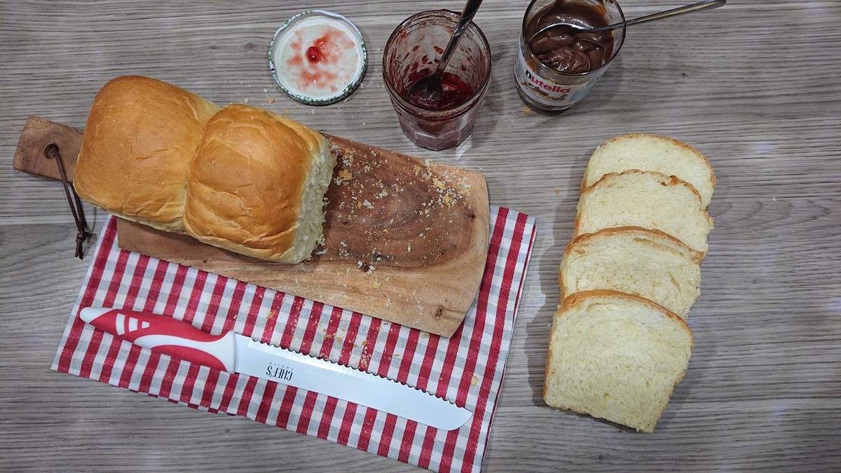 Pão de forma ou pain de mie portugais 