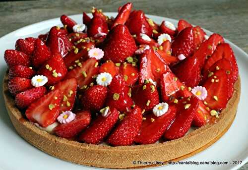 Tarte aux fraises en toute simplicité