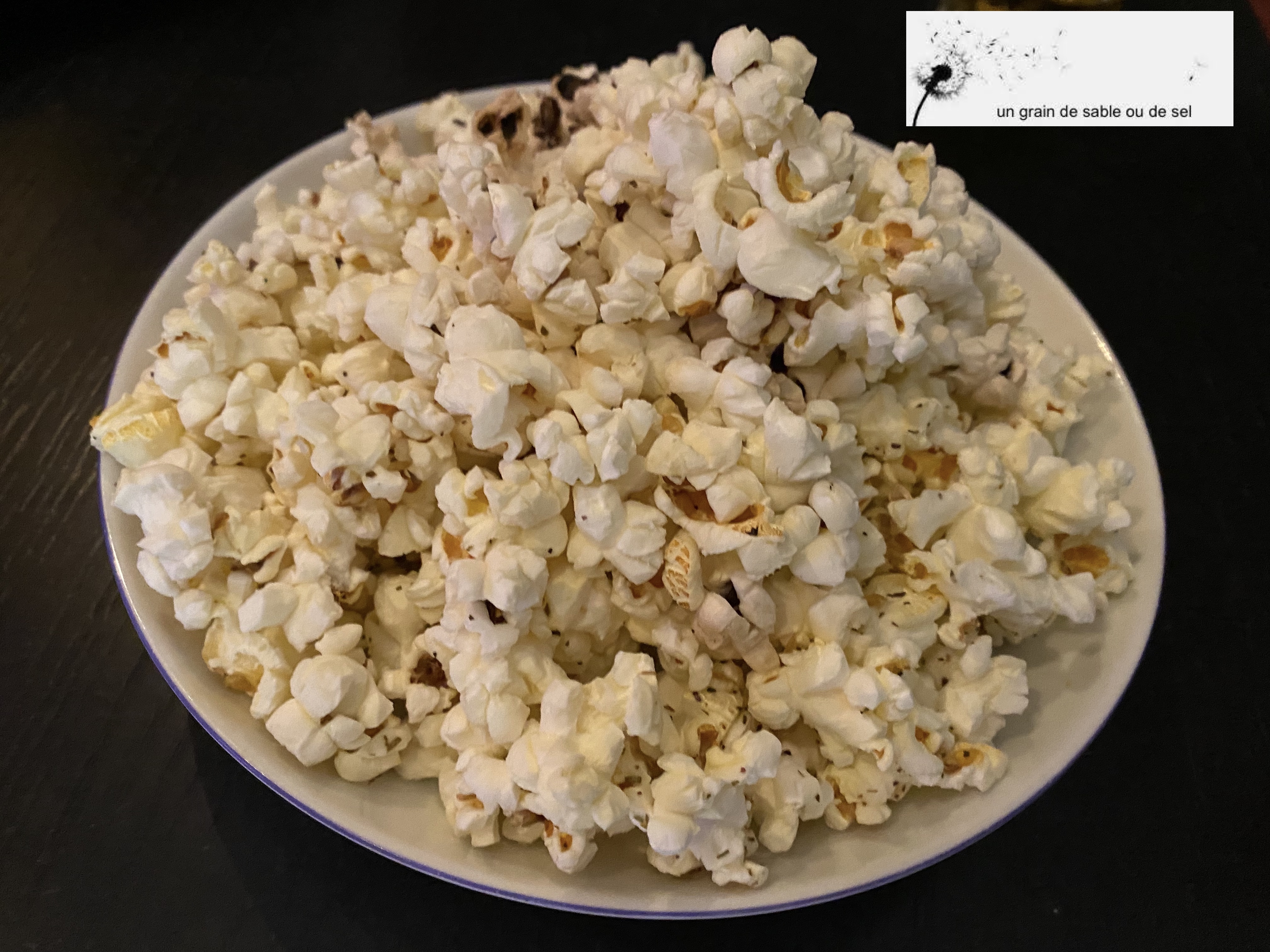 Pop corn au parmesan & thym citron