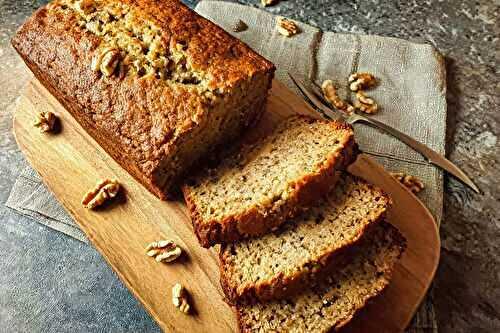 Gâteau banane sans beurre moelleux