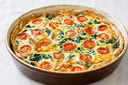 Quiche fondante ricotta épinard