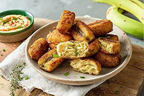 Recette de croquettes croustillantes à la banane verte